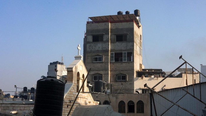 gereja ortodoks gaza diserang