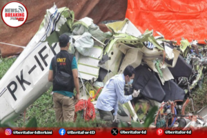 Kronologi Pesawat Latih Jatuh di BSD Hingga Evakuasi 3 Korban Tewas
